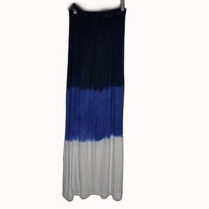 GO Couture color block Maxi Skirt - Medium